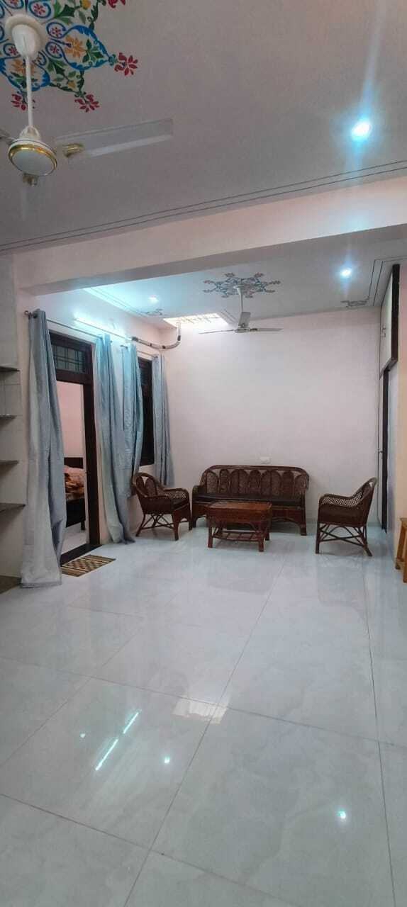 Comfortable royal bedroom with traditional furnishings at Sajjanpreet Haveli Udaipur