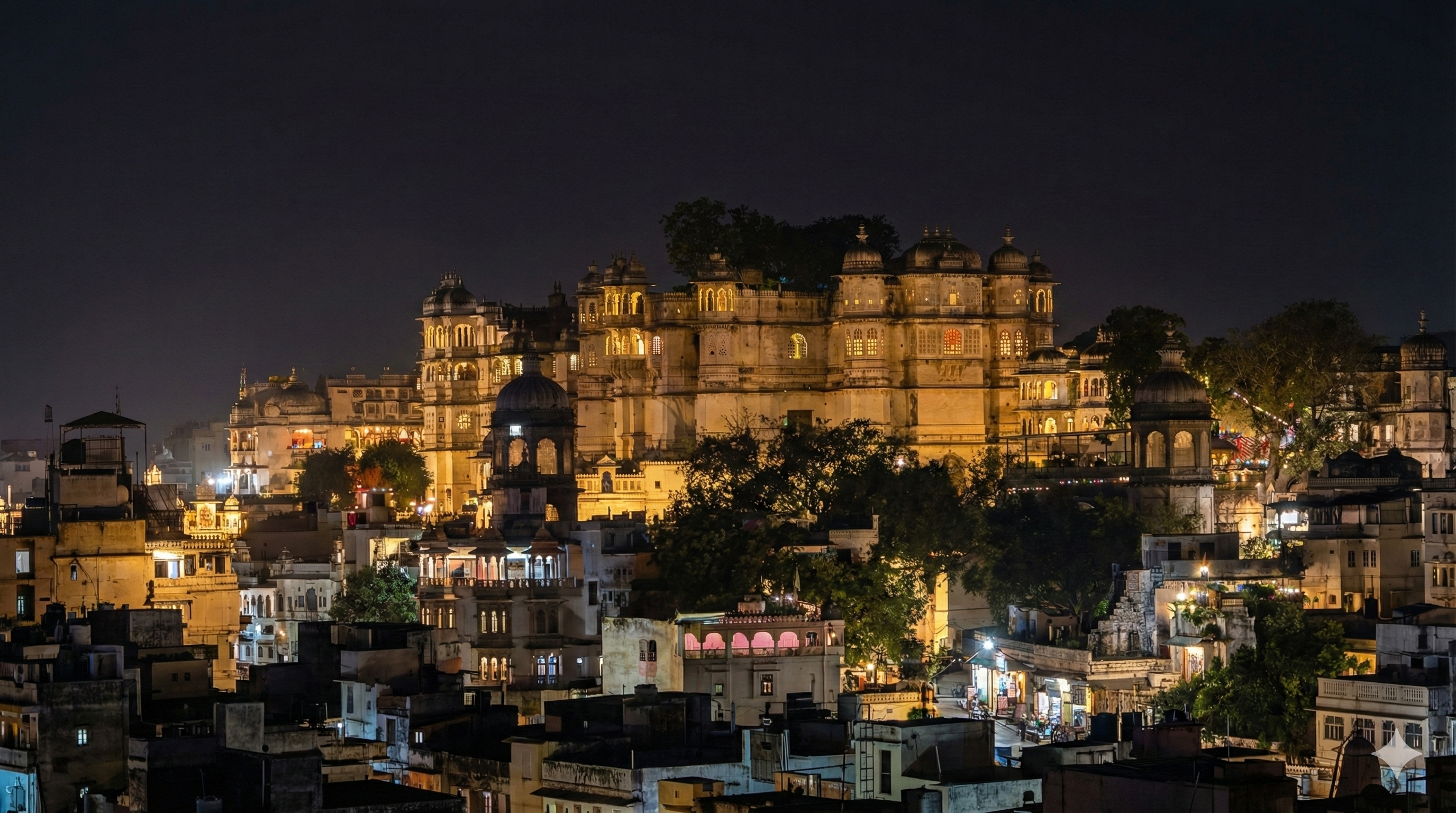 Royal entrance of Sajjanpreet Haveli Udaipur with traditional Rajasthani architecture